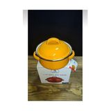 abnturk 12Cm Sarı Renk Emaye Mini Tencere, brc172523062025