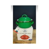 abnturk 12cm Yeşil Renk Emaye Mini Tencere