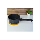 abnturk 16cm Döküm Granit Yanmaz Yapışmaz Sütlük Sosluk Derin Tava Yumurta Haşlama 1,25 LT Mama Yapma Kabı mlk02031822