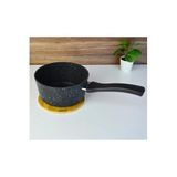 abnturk 18cm Döküm Granit Yanmaz Yapışmaz Sütlük Sosluk Derin Tava Yumurta Haşlama 1,75 LT Mama Yapma Kabı mlk02031847