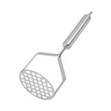 abnturk 26Cm Patates Ezeceği Püre Yapıcı Lüks Paslanmaz Metal Patates Ezici