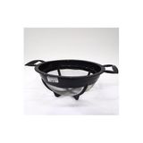 abnturk 27Cm Ayaklı Platin Makarna Süzgeci 304 Kalite Paslanmaz Tel Süzekli Çok Amaçlı Gıda Süzeği, TYCE6CHP9N173636053736429