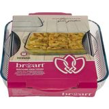Abnturk 2li Borcam Fırın Kabı Tepsisi Kare 30X30 24X24 cm 2900 cc ve 1660 cc - 30 cm