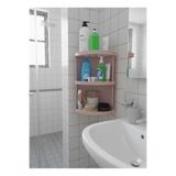 abnturk 3 Katlı Banyo Köşe Rafı Tabanları Izgara Su Birikmesini Önler Paslanmaz Dirençli Plastik, gülsrn17aralık2025000333