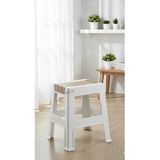 abnturk 34Cm Yüksekliğinde Lambiri Model Çok Amaçlı Şık Bej Detaylı Kaydırmaz Ayaklı Tabure Ev Ofis İçin, Ebr184229102025