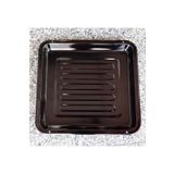 abnturk 39X34CM Emaye Fırın Tepsisi Siyah Iç Dış Yüzeyi Sağlıklı Kaliteli Çinko Dikdörtgen Börek Tepsisi N40