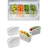 abnturk 4 Adet Buzdolabı Dolap Içi Düzenleyici Organizer - 001-Renkli