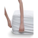 Abnturk 4 Mevsimlik Silikon Altyapılı Alez 180X200 Microfiber Full Kenarlı Sıvı Geçirmez Yatak Koruyucu--sym300123 - 180 x 200 x 30 cm - Beyaz
