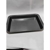 abnturk 42×29 Teflon Fırın Tepsisi, Siyah, Dayanıklı ve Pratik Kullanım - 42 cm