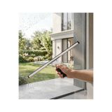 abnturk 45cm Metal Cam çek Cam silme Çekçeği Hassas Temizlik için Ucu Lastikli Profesyonel Ayarlanabilir Cam