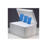 abnturk 5-7 Litre Strafor Köpük Kutu 3 Adet Buz Aküsü Hediyeli 40x30x20 izoleli 48 saat Korumalı Gıda Kolisi