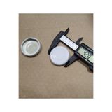 abnturk 5 Adet 38 Lik Konserve Kavanoz Kapağı Dış Çap 42MM-IÇ Çap 38MM Cam Şişe Kapağı Silikonlu Metal Ka
