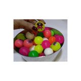 abnturk 5 Adet Renkli İçi Dolu Kauçuk 5 Metre Yükseğe Zıplayan Top Kedi Oyuncağı Çocuk Topu