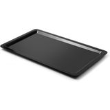 abnturk 53X37Cm Büyük Boy Kırılmaz Kaydırmaz İç Yüzeyi Pütürlü Servis Tepsisi Fast Food C