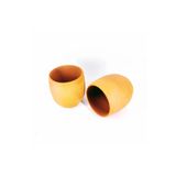 abnturk 6 Adet El Yapımı Doğal Çömlek Toprak Bardak 9cm Su Bardağı brc193230042025
