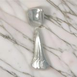 abnturk 6 Adet Kalp Desenli Rostre Paslanmaz Kararmaz Çelik Dondurma Kaşığı 13 cm - Gümüş