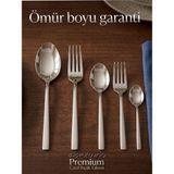 Abnturk 72 Parça Paslanmaz Çelik Çatal Kaşık Takımı Lüks Sade Çubuk Model Paslanmaz Çelik Garantili Kutusuz Hepsi 12 Adetli 5 Çeşit Fullset Yemek Kaşığı- Yemek Çatalı-Tatlı Kaşığı-Tatlı Çatalı 24 Çay Kaşığı - Ahşap