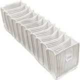 abnturk Akordiyon Organizer Çekmece Içi Düzenleyici 24X37X18 cm - Beyaz - 1 Adet
