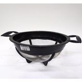 abnturk Ayaklı Platin Makarna Süzgeci Paslanmaz Tel Çelik 27 cm