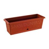 abnturk Balkon Saksısı Toprak Görünümlü 72X20X16H