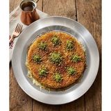 Abnturk Birinci Kalite 24CM Çaplı Alüminyum Künefe Kadayıf Pişirme Tepsisi - 24 cm - Gümüş
