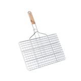 abnturk Büyük boy 50x30cm mangal üstü lüks ızgara teli paslanmaz galvaniz kaplama