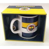 abnturk Fenerbahçe Lisanslı Bardak Kupa Seramik Kahve Çay İçme Kupası