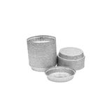 abnturk Fırına Girebilir 13X3Cm Alüminyum Künefe Kabı 100'Lü Kapaksız Yuvarlak Folyo Kap, aygl165304102025