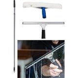 abnturk Full Cam Yıkama Silme Seti 3 Metre Uzatmalı Teleskobik Sap 45CM Mikrofiber Peluş Metal Cam Çekpası