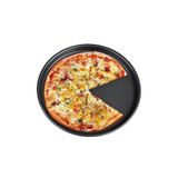 abnturk Greblon 34CM Teflon Pizza Tepsisi Yanmaz Yapıştırmaz En Sağlıklı Sığ Kenar Krep Pizza Pişirme Kalıbı