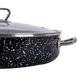 Abnturk Jumbo Boy Granit Pilav Karnıyarık Tenceresi Sırlı Endüstriyel Basık 40 cm