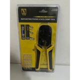 abnturk Kabloyu Kesen Sıyıran Sıkma Pensesi RJ11-RJ12-RJ22-RJ45 Profesyone Ömür Boyu Güvenceli