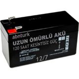 abnturk Kepenk Alarm Sistemi Oyuncak Akülü Araba Için 12V 7AH 12 Volt 7 Amper Çocuk Oyuncak Araba Araç Aküsü
