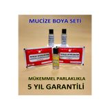 Abnturk Kırmızı 5Li Kumaş Boyama Seti+Sabitleyici+Kalıcı İçin Sirke+Parlaklık İçin İyotsuz Tuz+2 Adet Boya