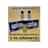 abnturk Koyu Lacivert 5li Kumaş Boya Seti+Sabitleme+Kalıcı için Sirke+Parlaklık için iyotsuz Tuz+2 Adet Boya