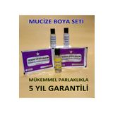 abnturk Koyu Mor 5li Kumaş Boyama Seti Sabitleyici-Kalıcı için Sirke-Parlaklık için iyotsuz Tuz-2 Adet Boya