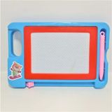 abnturk Mıknatıklı Mavi-Kırmızı Yazı Tahtası ve Pembe Yazı Kalemi Küçük Boy 20*13 cm Boyutlarında