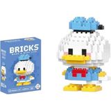 Abnturk Mini Yapı Oyuncağı Donald Duck Ördek 3D Yapboz Yapı Oyuncak 125 Parça