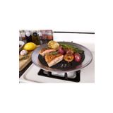 abnturk Ocak Üstü Dumansız Teflon Izgara Sulu Gril Soba+Ocak üstü Pratik Dumansız Mangal Tüm Ocaklara Uygun