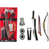 Abnturk Oyuncak Ninja Seti 8 Parça - Siyah - 6+ Yaş