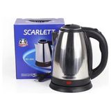 abnturk Paslanmaz Çelik 2 Litre 1800 Watt Su Isıtıcı Kettle - Gri