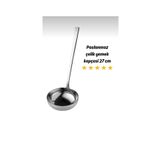 abnturk Paslanmaz Çelik Çorba Kepçesi Yemek Kepçesi 27cm