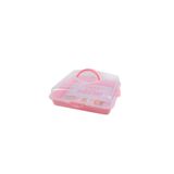 abnturk Pasta Börek Kabı Saklama Kutusu Pembe, zynm3b2k32112242209