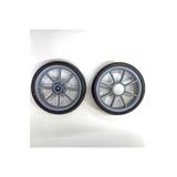 abnturk PLASTİK PAZAR ARABASI BEBEK ARABASI TEKER TAKIMI 2 ADET FİYATIDIR 19 CM ÇAP