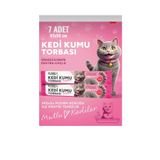 abnturk Pudra Kokulu Kedi Kumu Torbası 7 Li 82X50Cm, brc174817042025