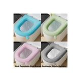 abnturk Rahat ve Kullanışlı Yıkanabilir Klozet Kapağı Süngeri Su Geçirmez Üst Yüzey (Kalınlık 0.4cm)
