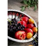 abnturk Salata Meyve Tabağı Mısır Kasesi 24 Cm Derinlik 4Cm-430 Paslanmaz Çelik, krm17001504