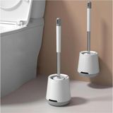 abnturk Silikon Wc Banyo Klozet Temizleme Fırçası, Tuvalet Fırçalık