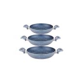 abnturk Süper Kalın 22cm Granit Sahan Yanmaz Yapışmaz Çift Kulp Tava YaşamBoyu Garanti 5 Kat Kaplı Alüminyum 22-abn1804252234