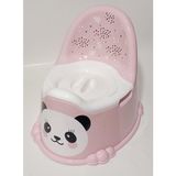 abnturk Toz Pembe Panda Lazımlık Rahat Konforlu Çıkabilir Hazneli Kapaklı Dünyanın En Kullanışlı Lazımlığı - Renkli